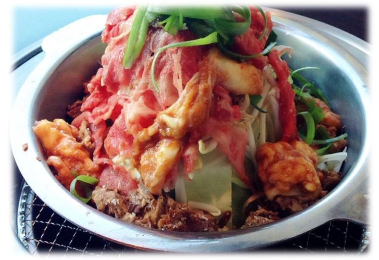 近江牛肉鍋＋焼肉の満足コース